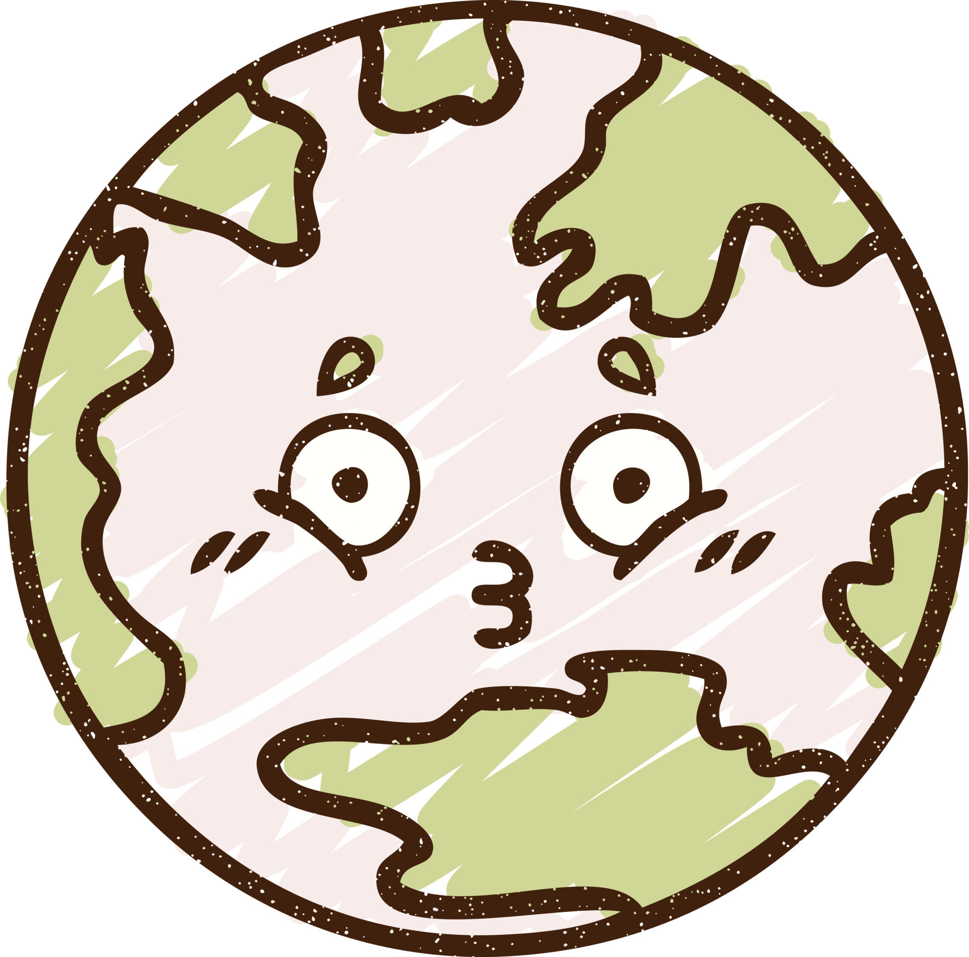 World Chalk Drawing 9706309 Vector Art at Vecteezy