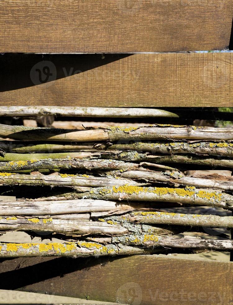 vintage wooden fence photo