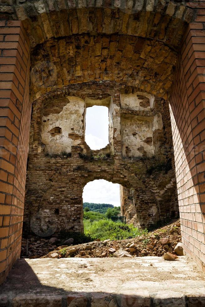 ruins of a fortress in Europe photo