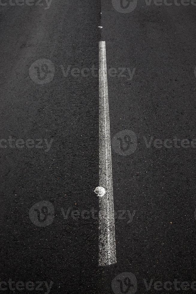 white road markings photo