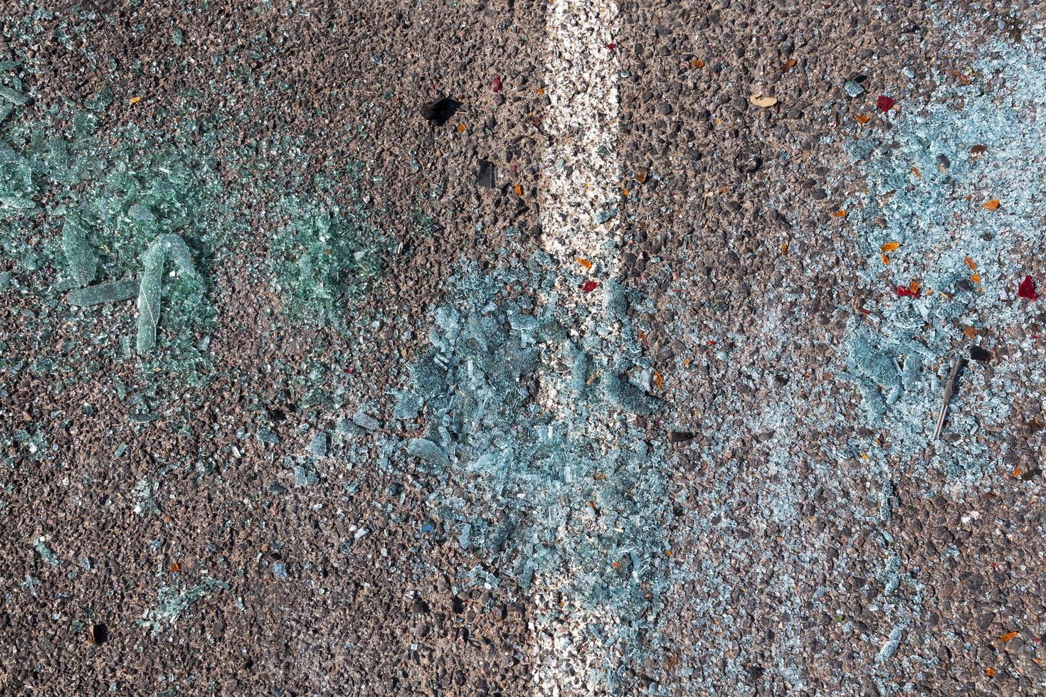 broken after an accident and traffic accident photo