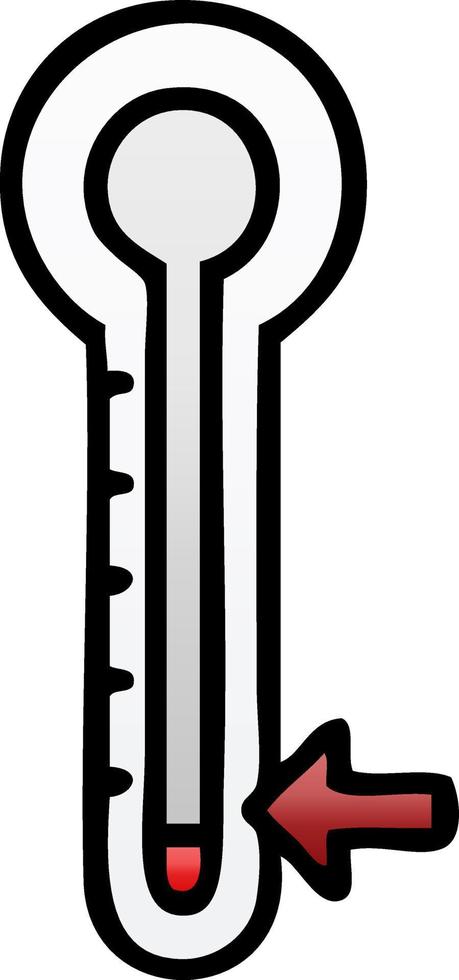 gradient shaded cartoon cold thermometer 9708144 Vector Art at Vecteezy gradient shaded cartoon cold thermometer 9708144 Vector Art at Vecteezy