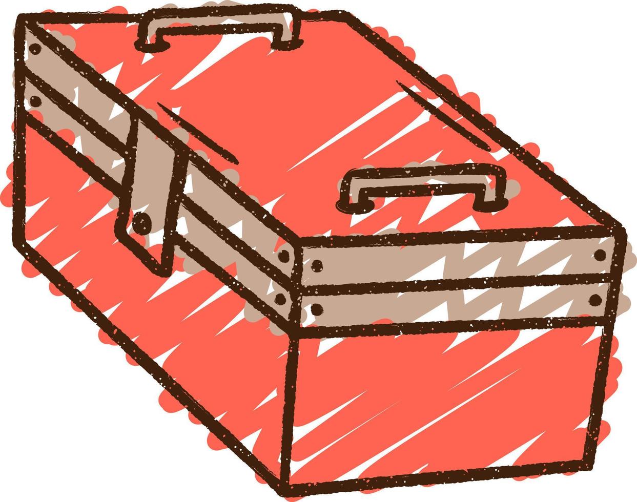 Toolbox Chalk Drawing vector