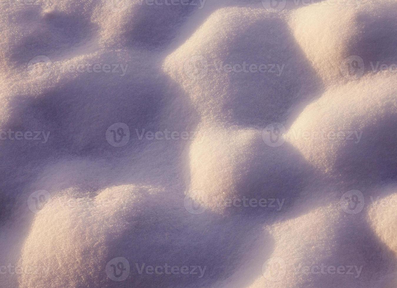 Snowdrifts, close up photo