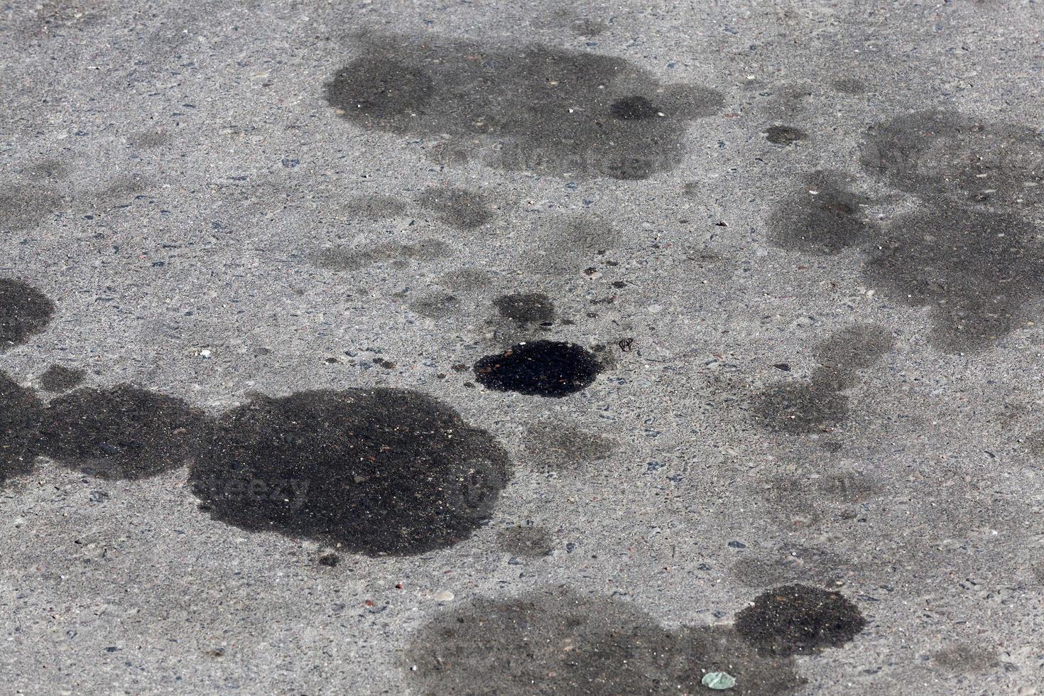 asphalt detail, close up photo