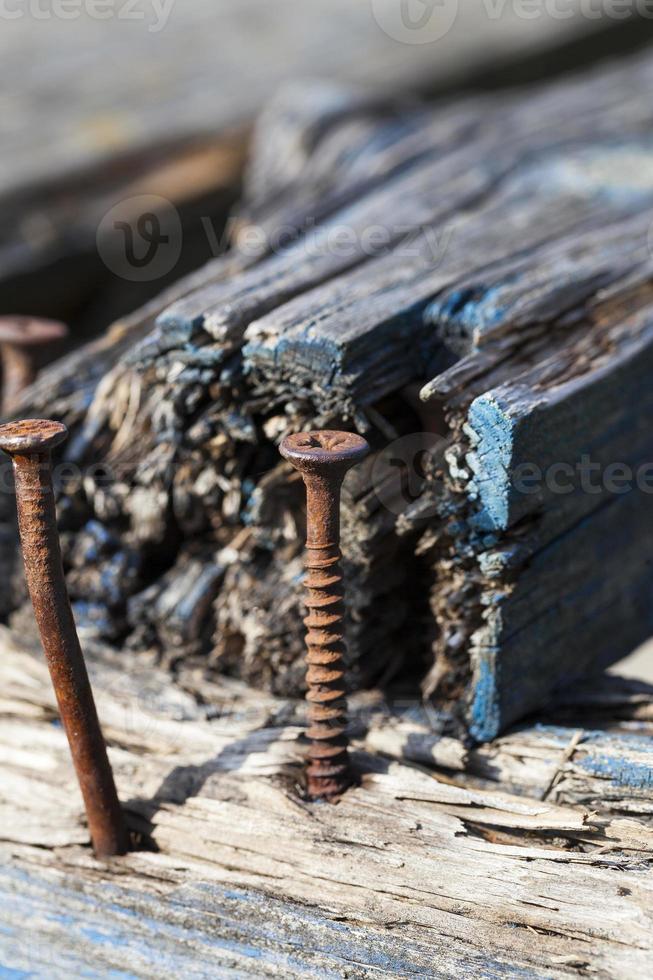 old rusty screw photo