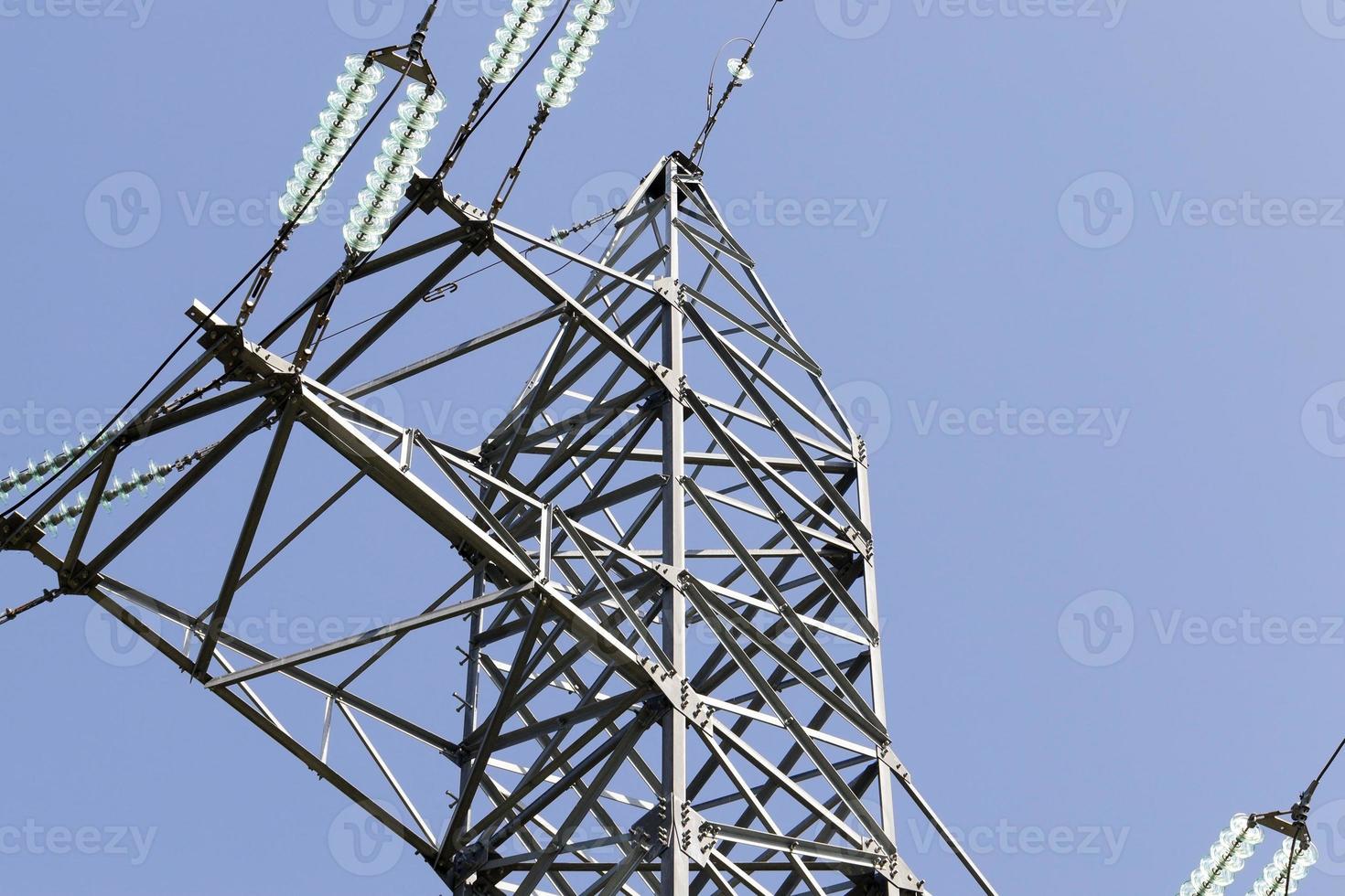 metal poles, close up photo