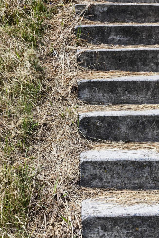 old concrete staircase photo