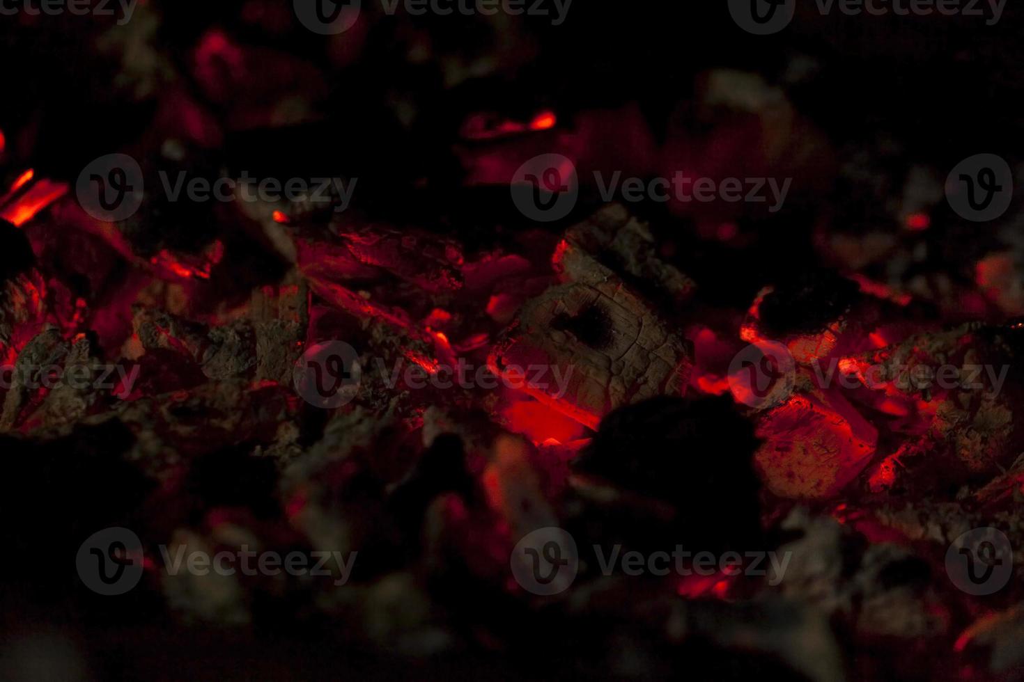 coals in the grill photo