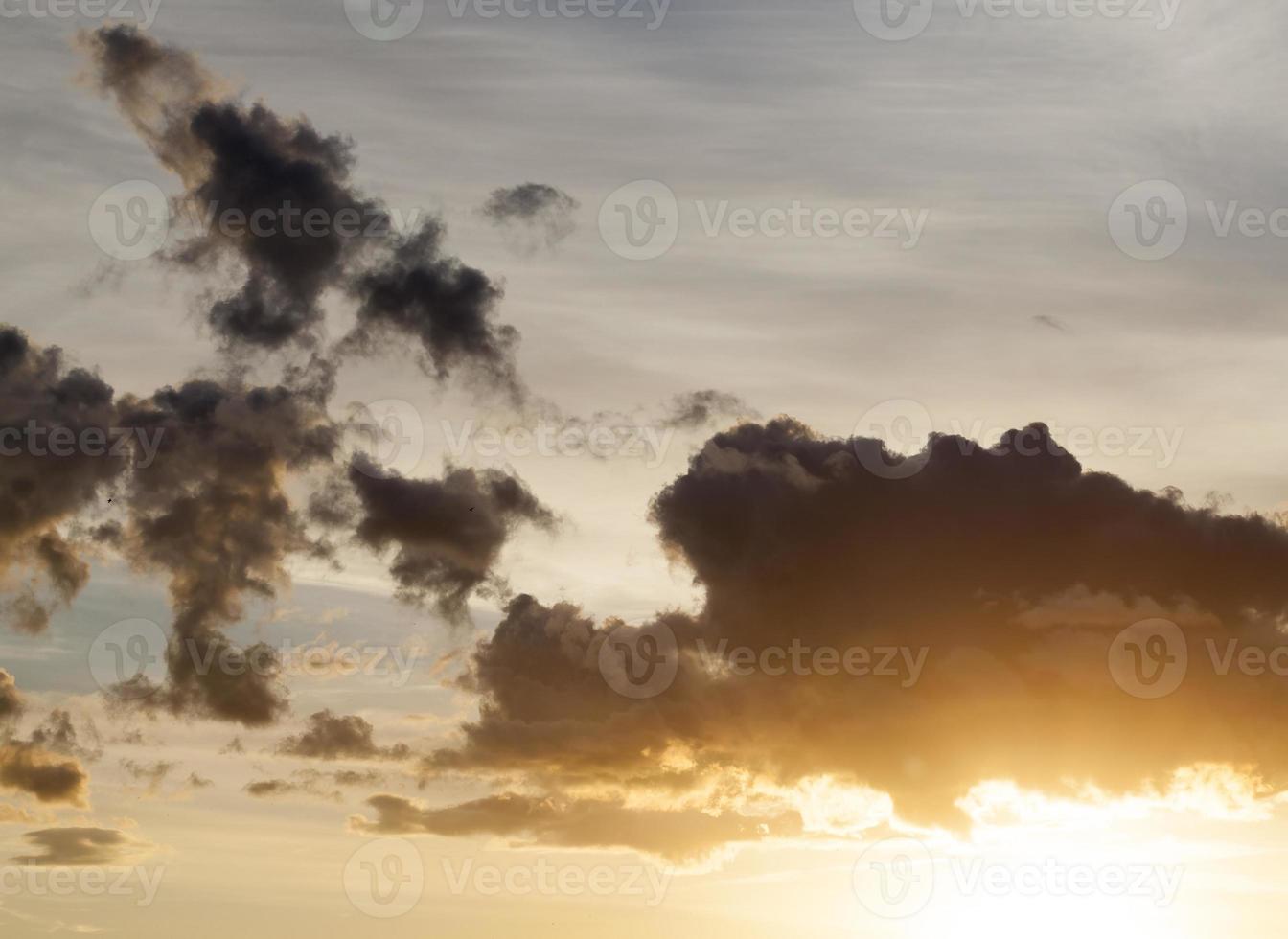 sky at sunset photo