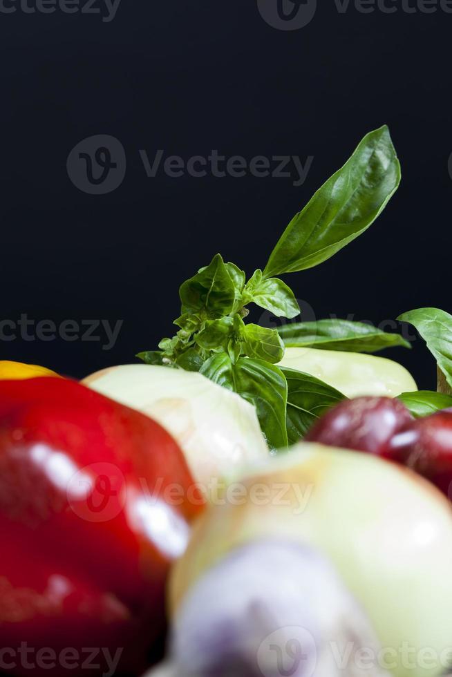 natural food grown on an organic farm, vegetables photo