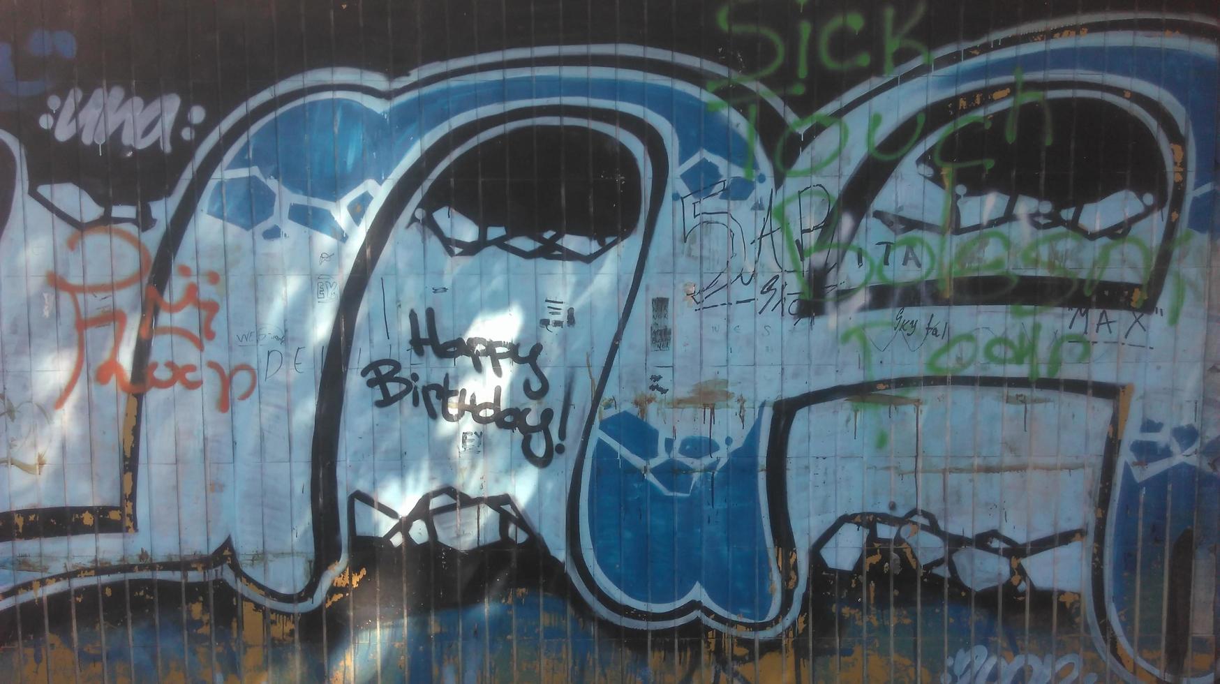 grafitti on walls- Belgrade, 15.7. 2022 photo