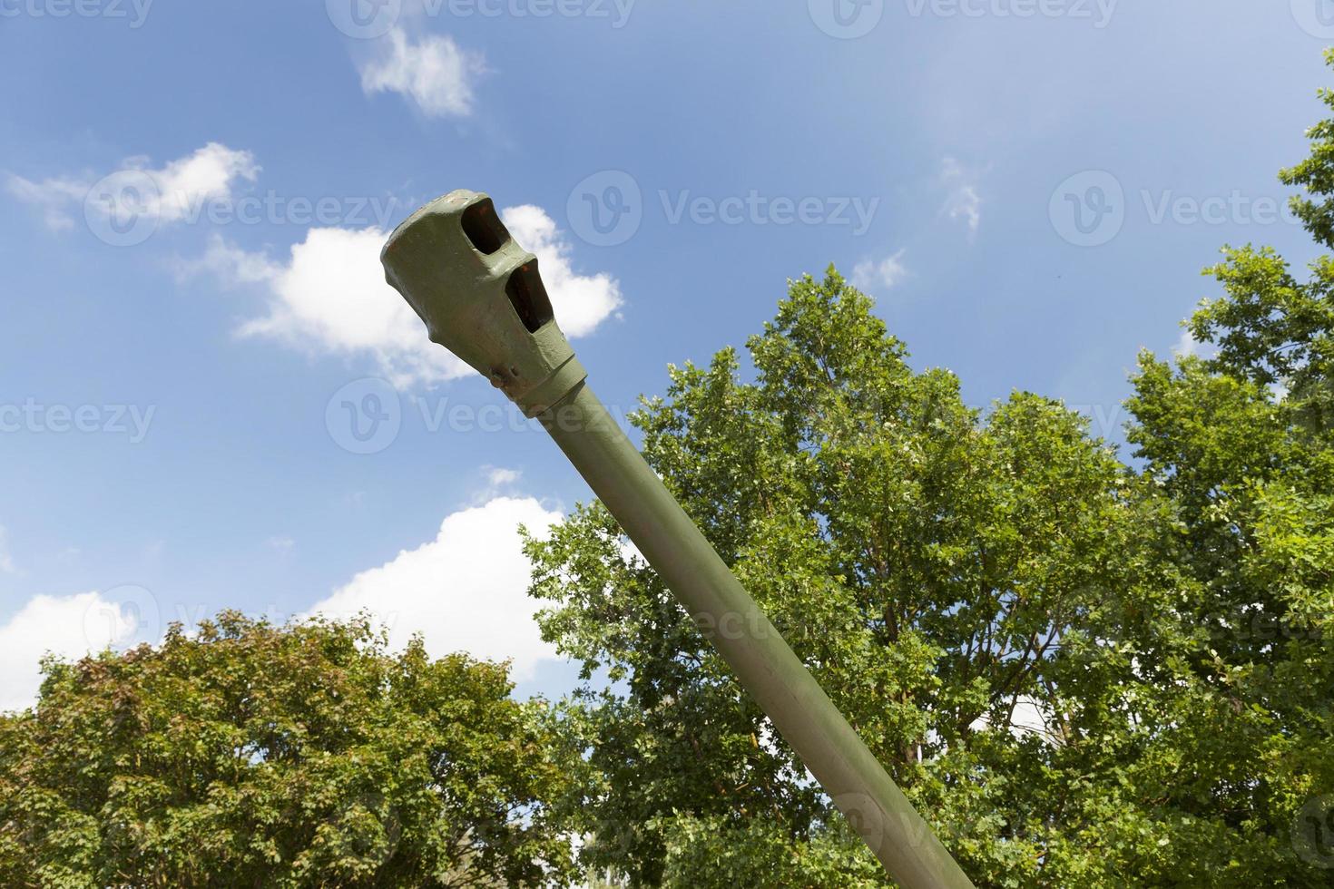 old cannon barrel photo