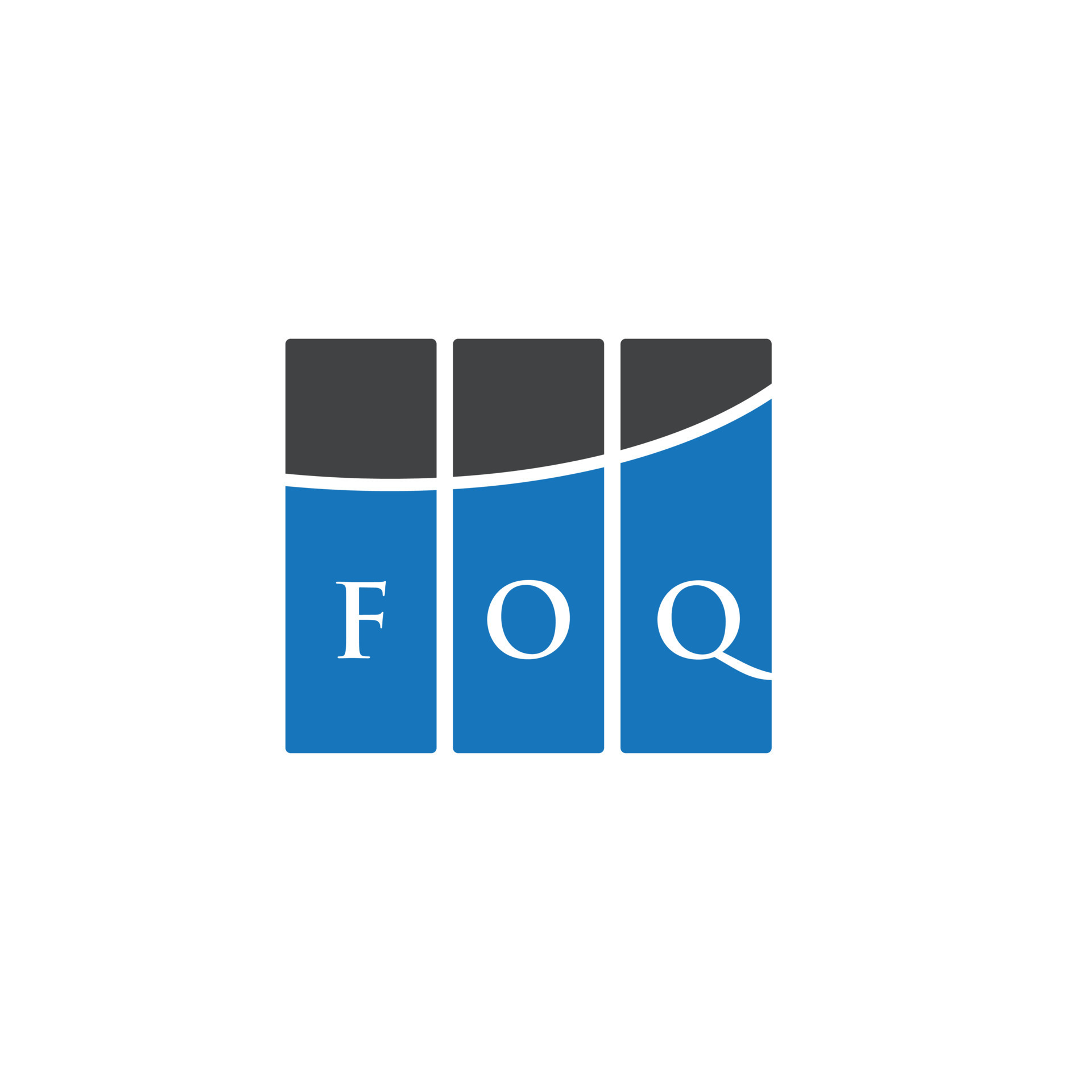 FOQ letter logo design on WHITE background. FOQ creative initials letter  logo concept. FOQ letter design. 9711864 Vector Art at Vecteezy
