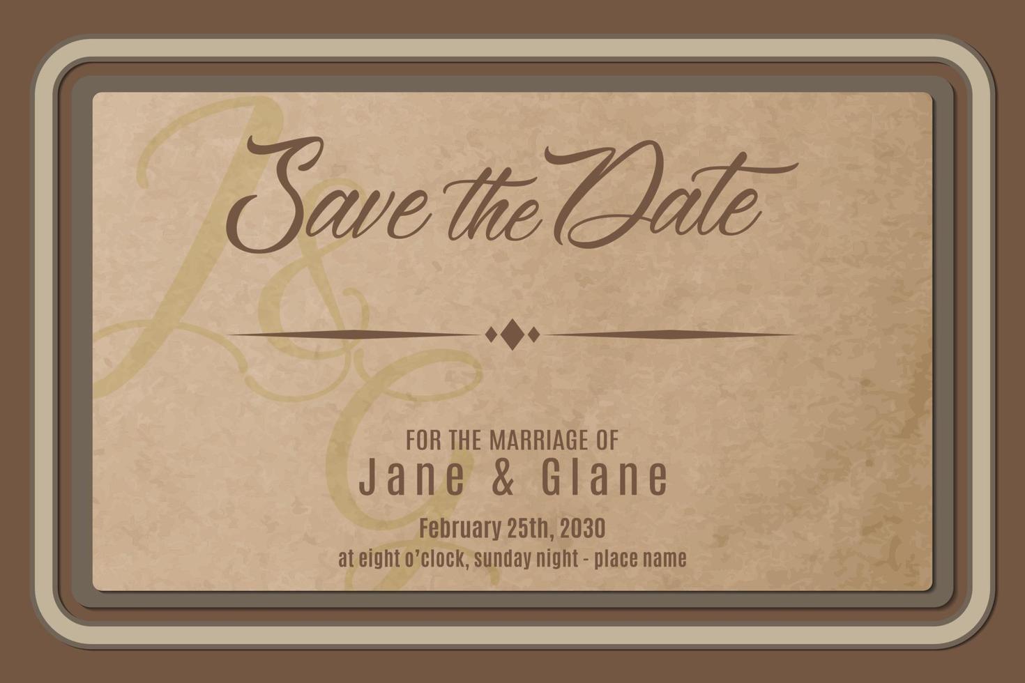 Elegant Brown Texture Design vector