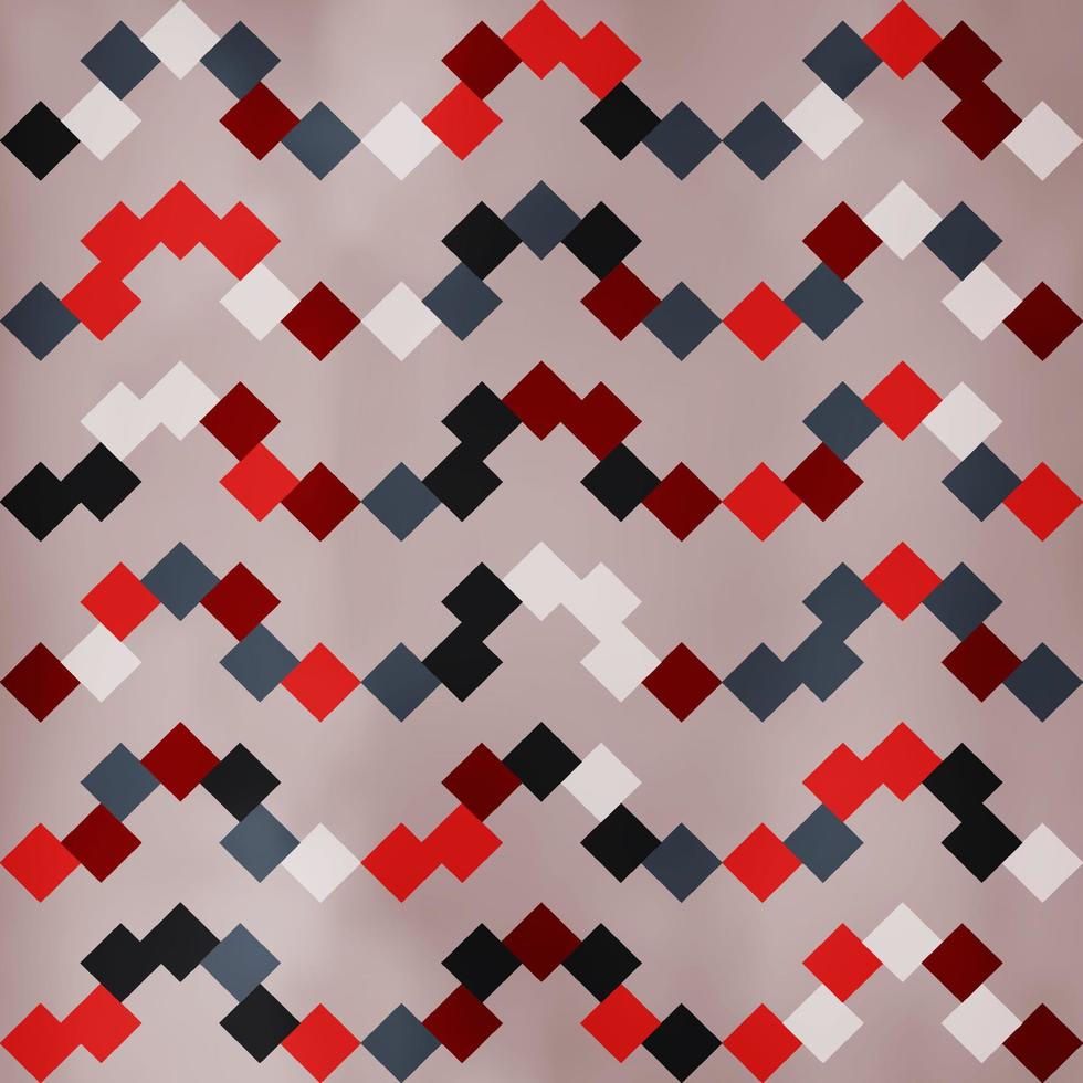 Geometrical Wave Pattern Design vector