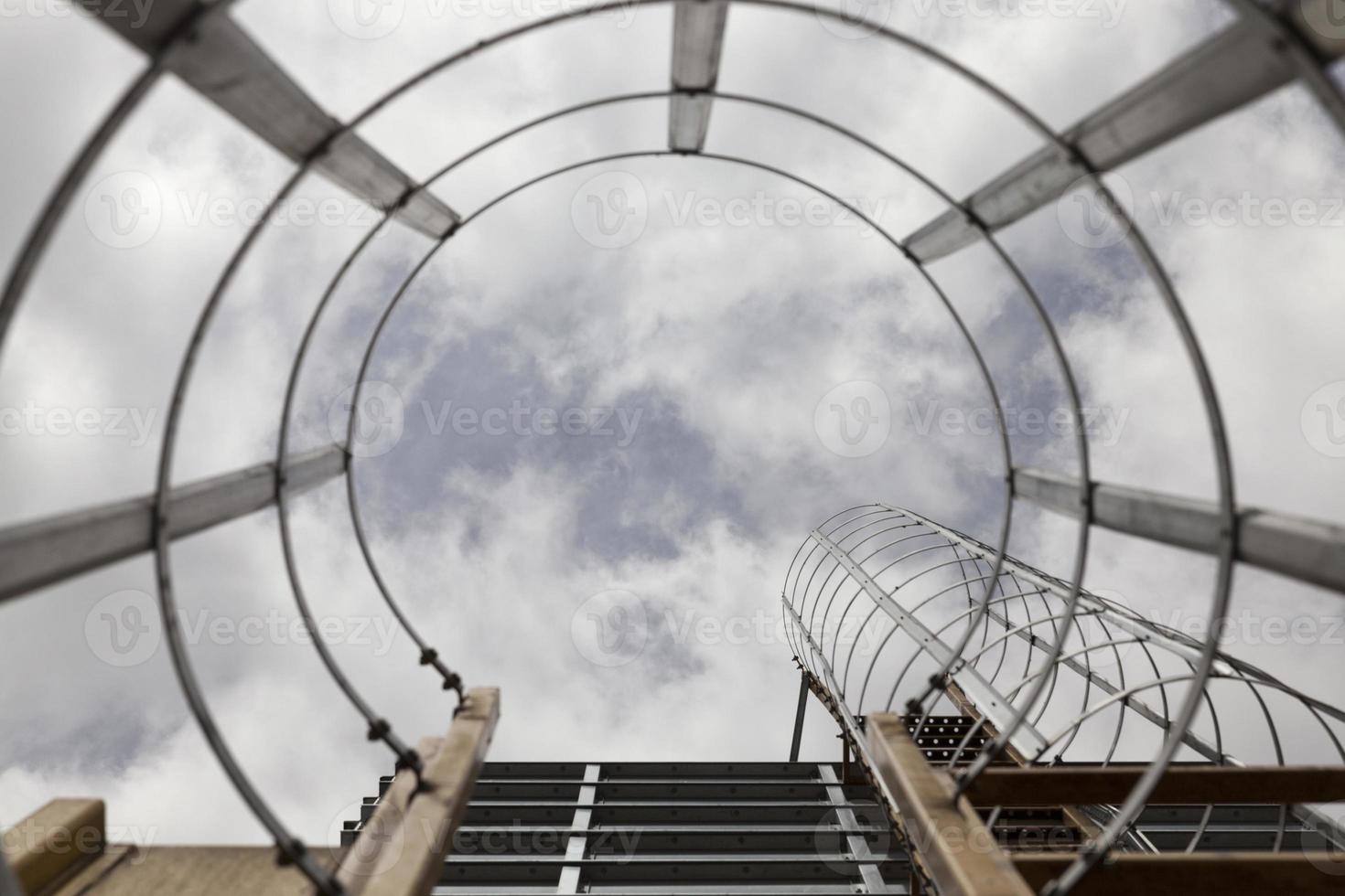 metal ladder, close up photo