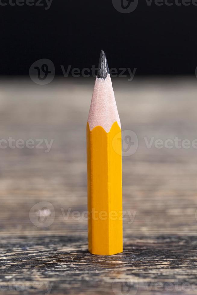 sharpened pencils for drawing diagrams or drawings photo