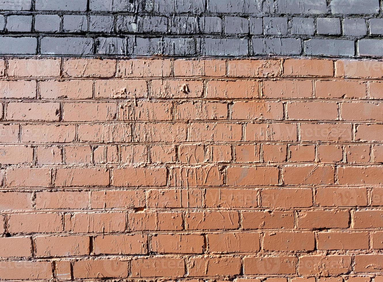 old brick wall of a part of the building photo