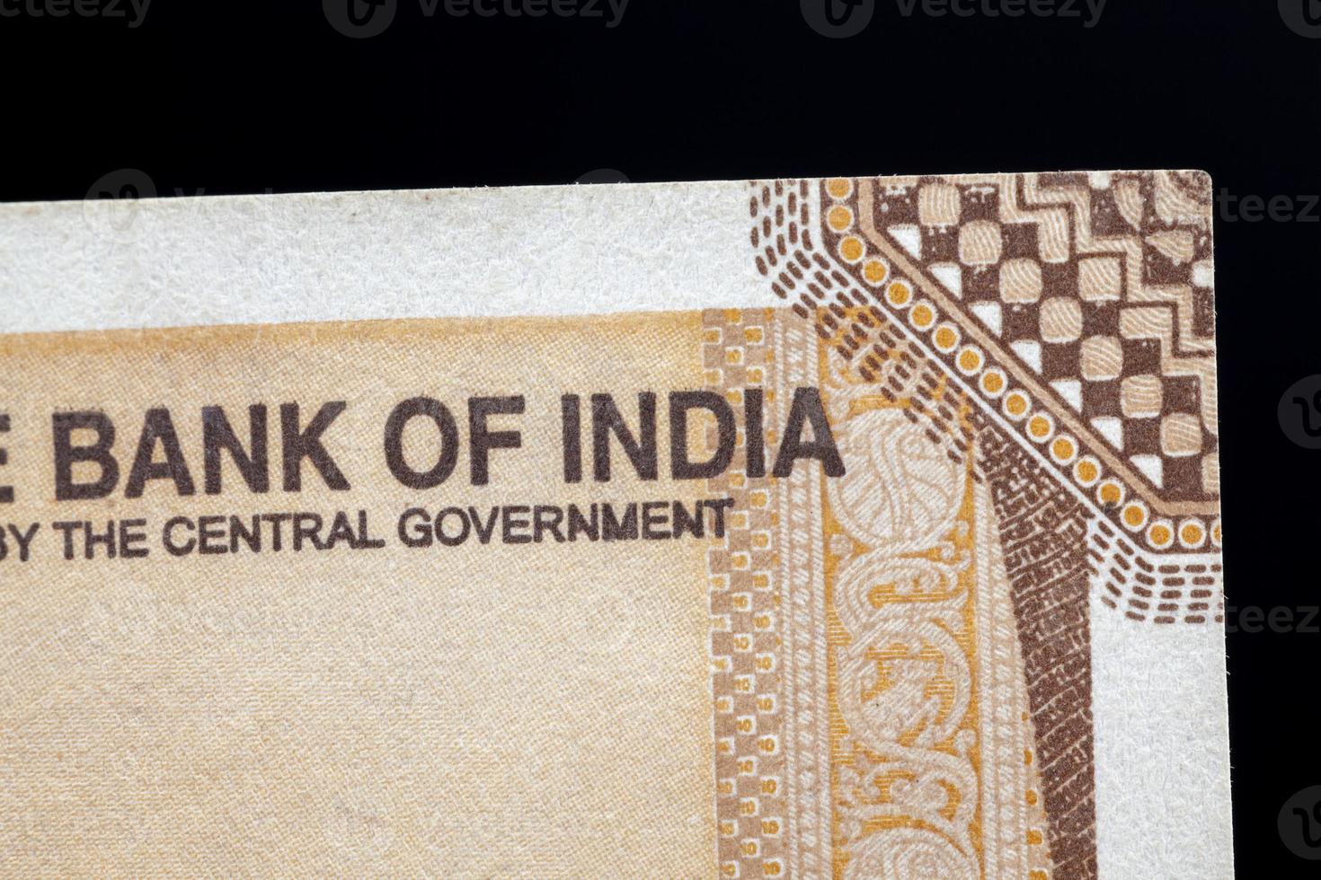 old indian cash with inscriptions photo