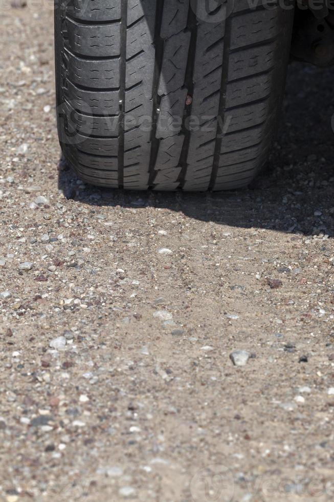 rubber tire of a car photo