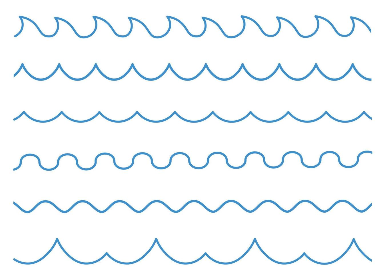 wave vector design illustration isolated on white background