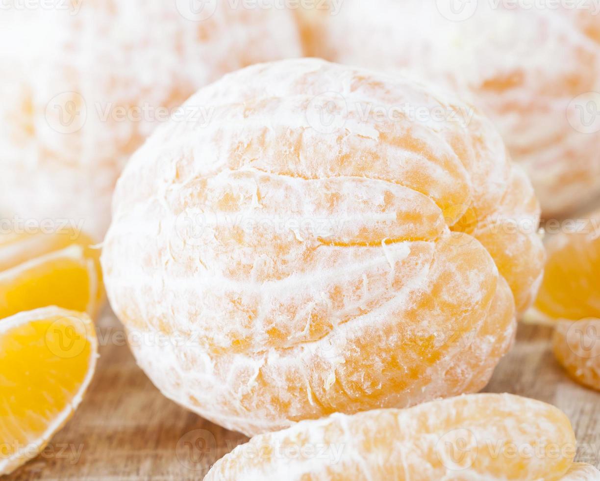 slices of tangerines photo