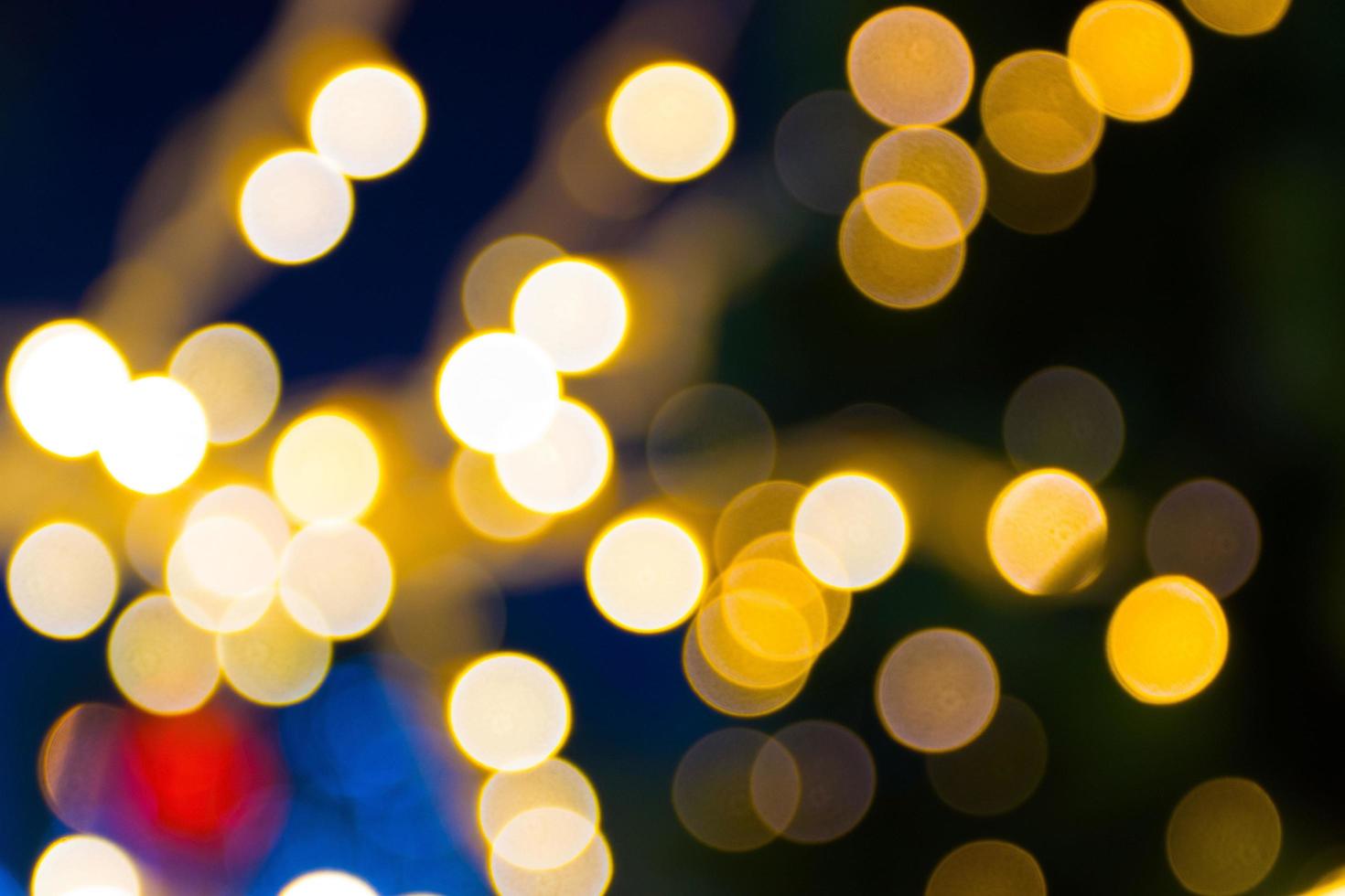 Blur - abstract bokeh circle string lights for background wallpaper photo