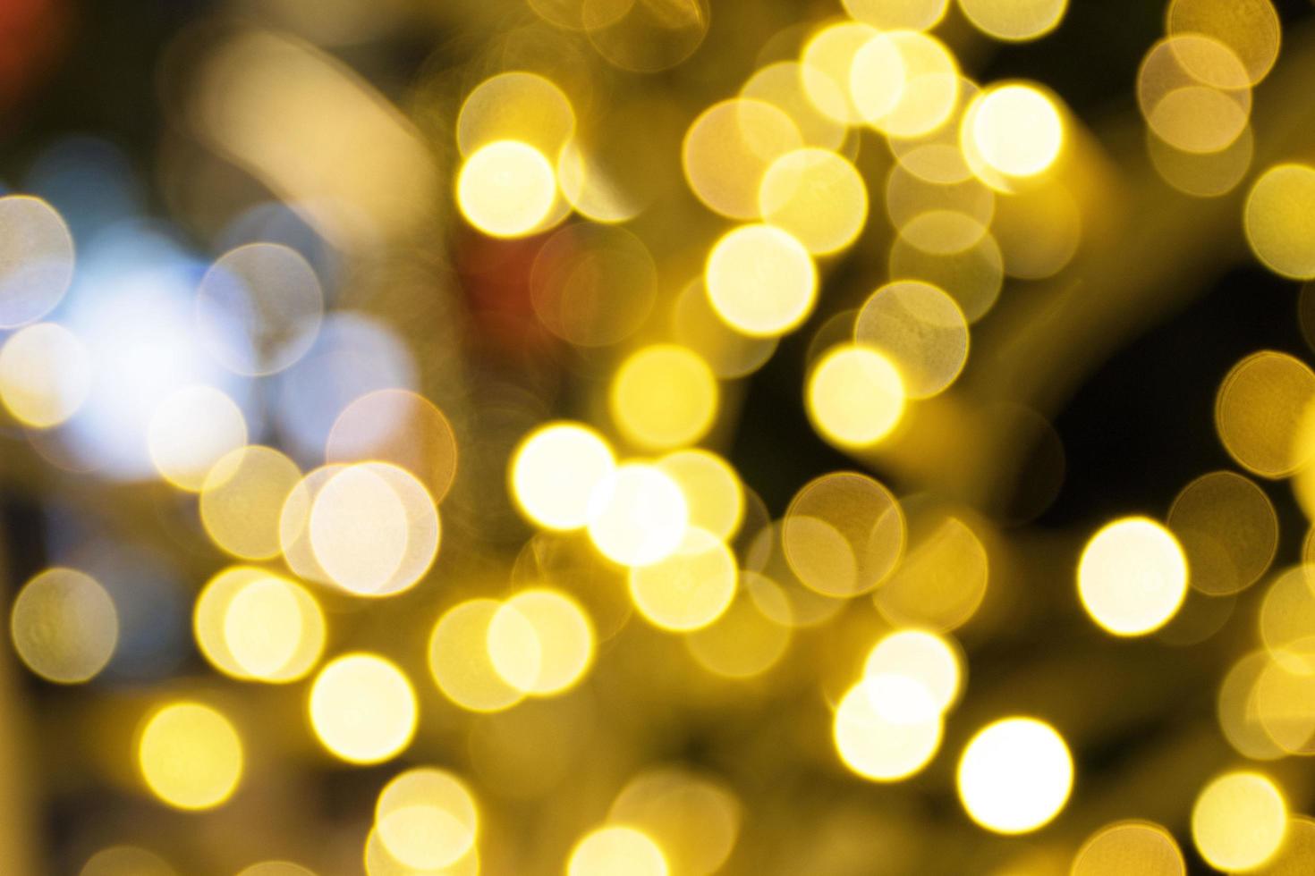 Blur - abstract bokeh circle string lights for background wallpaper photo