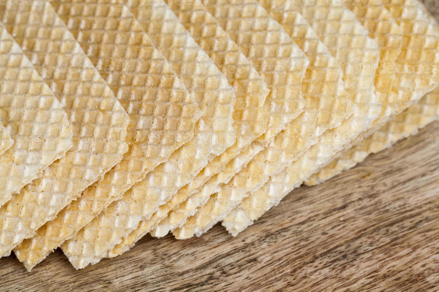 wheat waffles with a square pattern photo