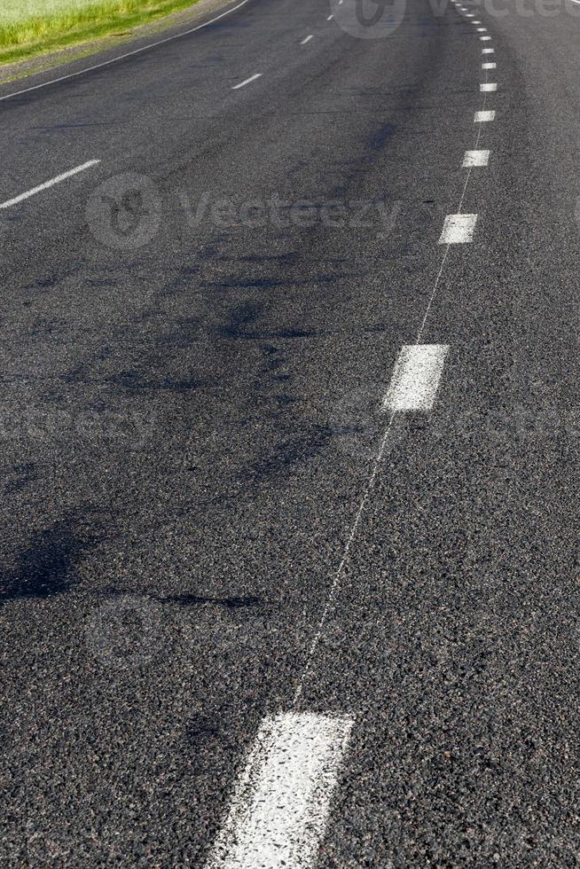 road for the movement of various vehicles photo