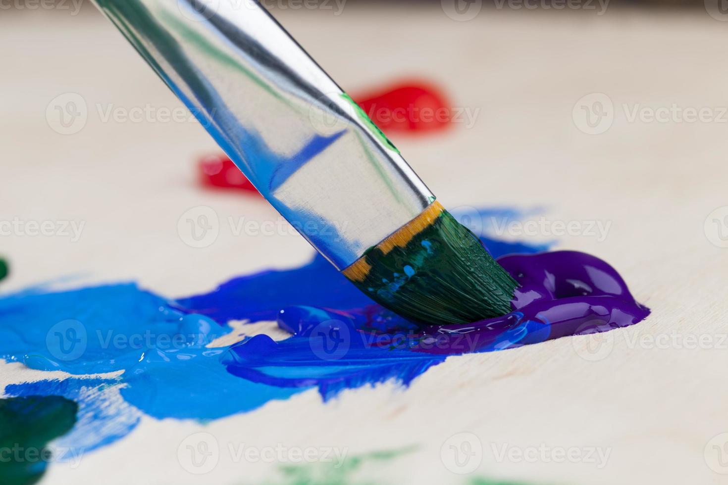 oil paints for creative drawing, the creative process photo