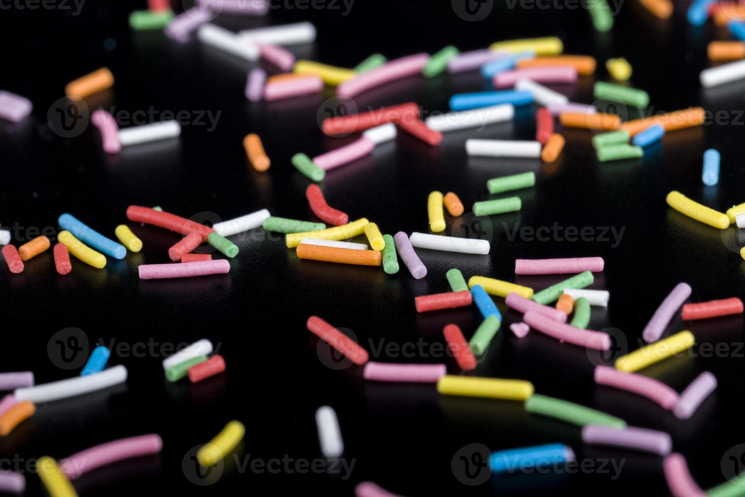 sugar colored candies made from sugar dyes photo