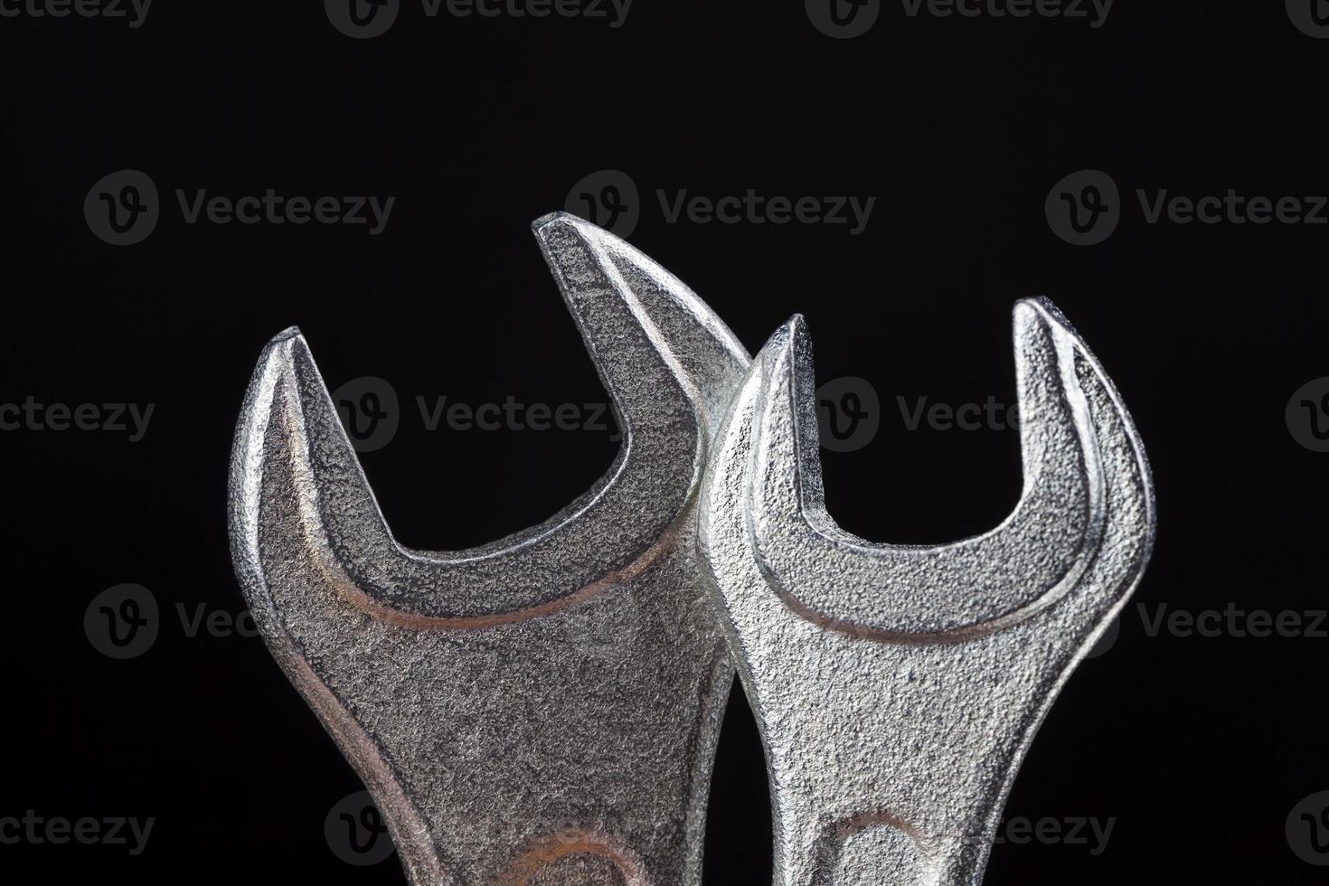 steel metal wrenches for installation work photo