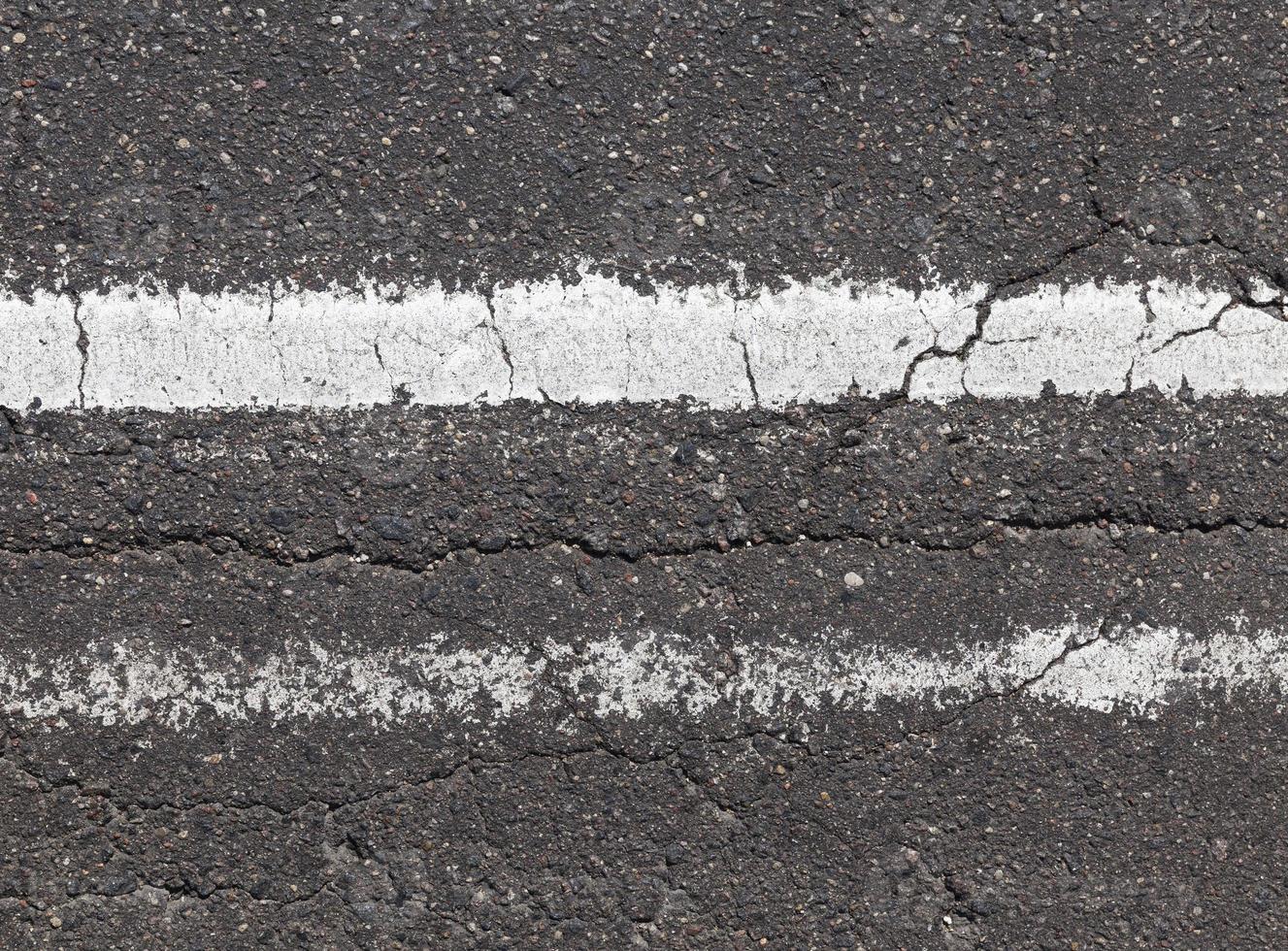 part of the erased road marking line photo