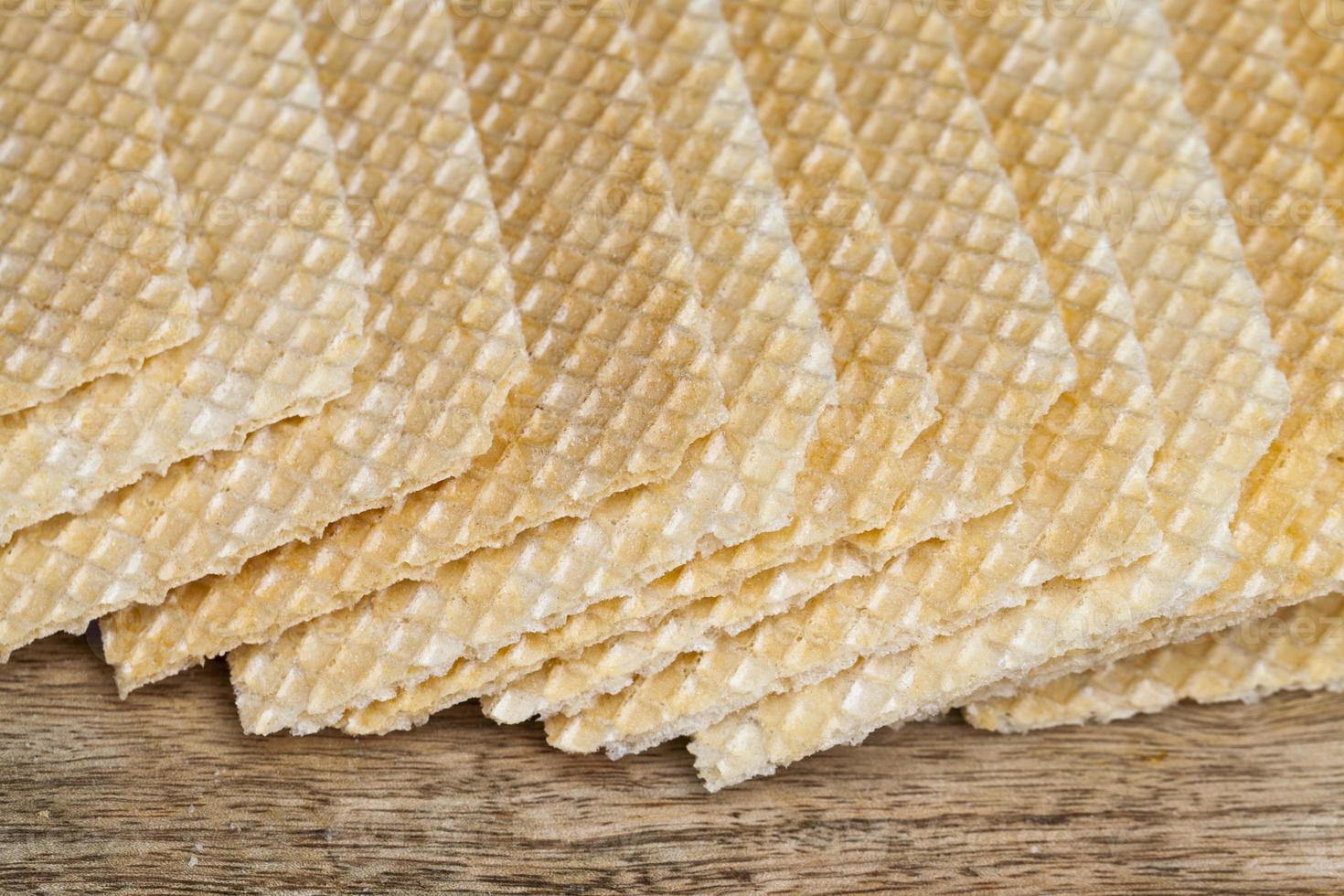 wheat waffles with a square pattern photo
