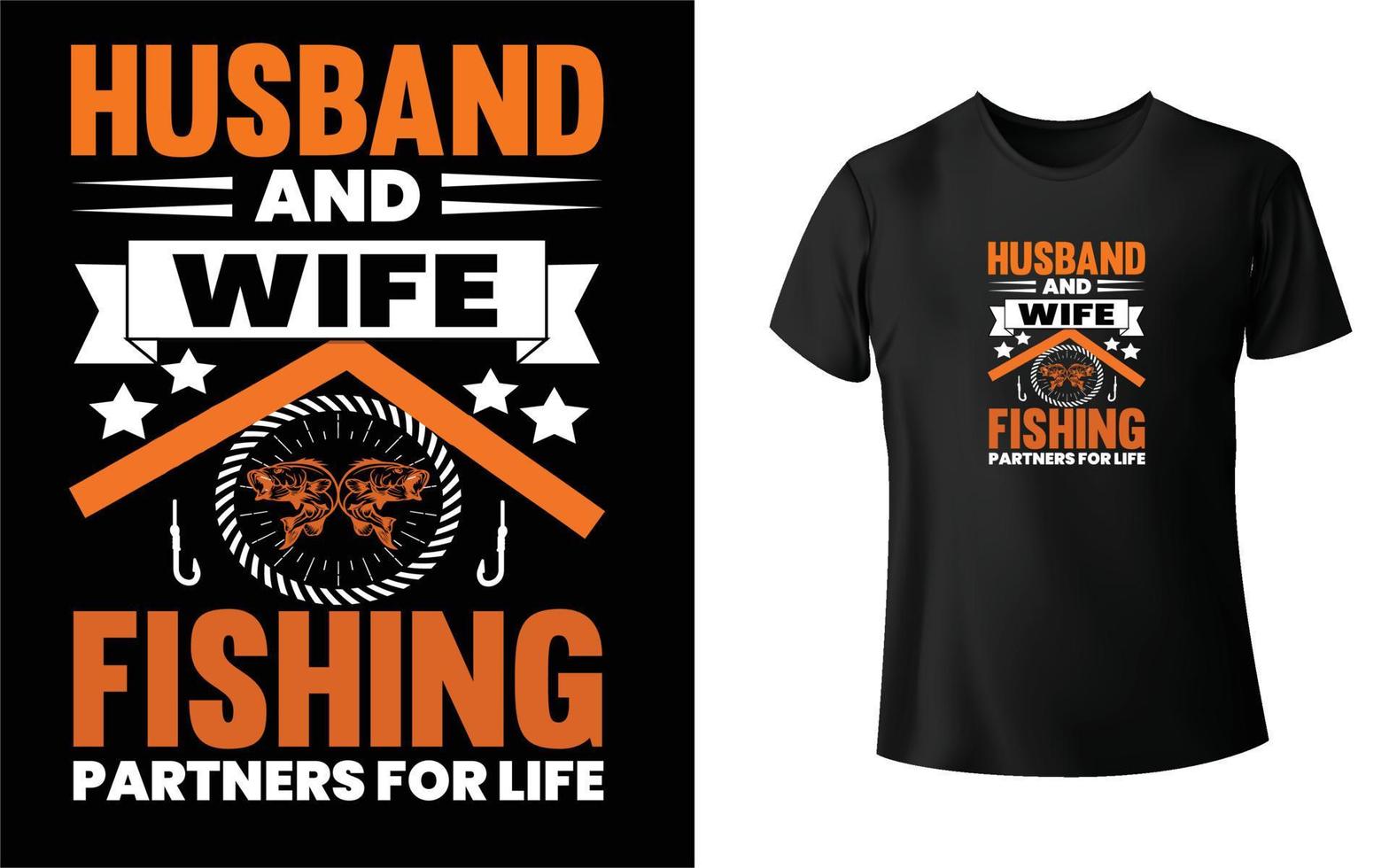 Fishing t shirt design vector