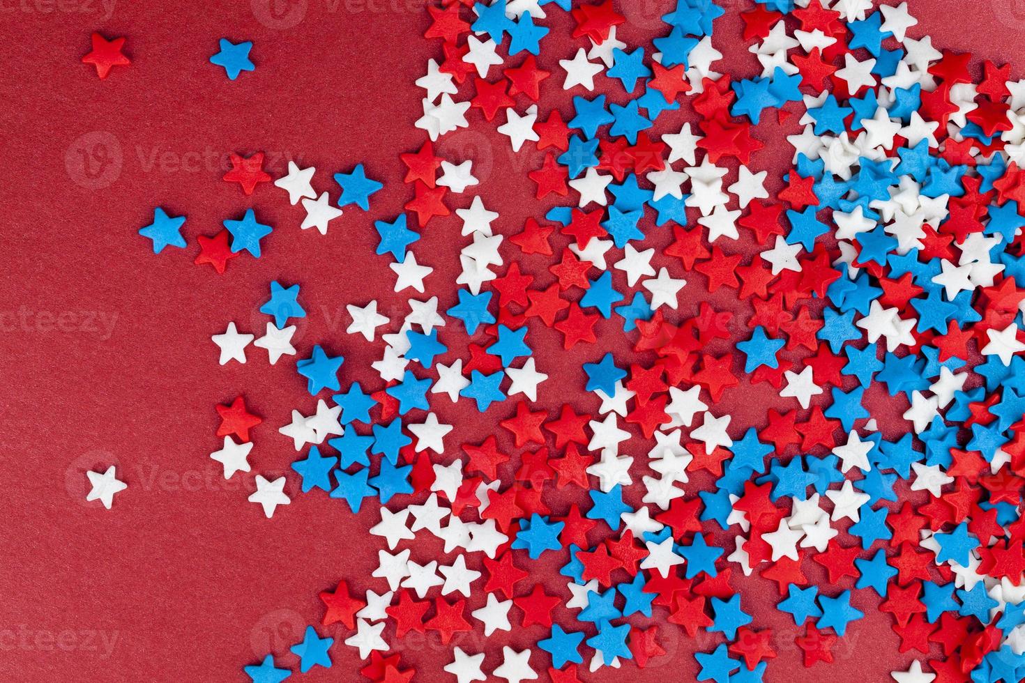 colorful star shaped candies for decorating photo