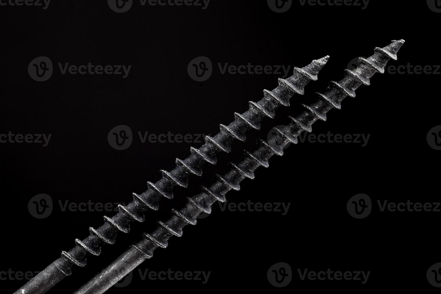 black steel self tapping screws photo