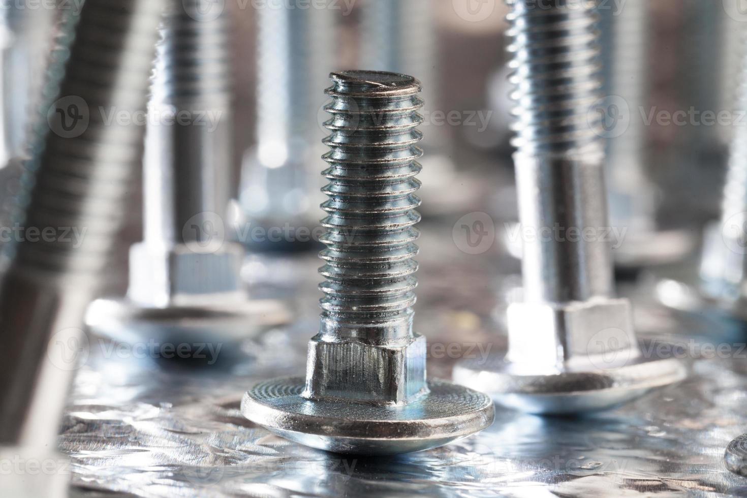 steel metal bolts for construction photo