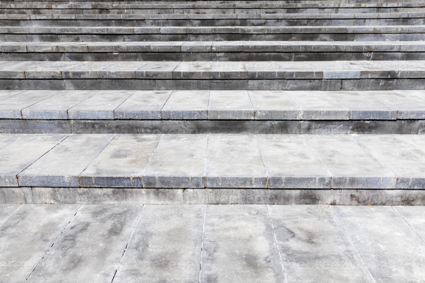 old stone staircase for the convenience of pedestrian traffic photo