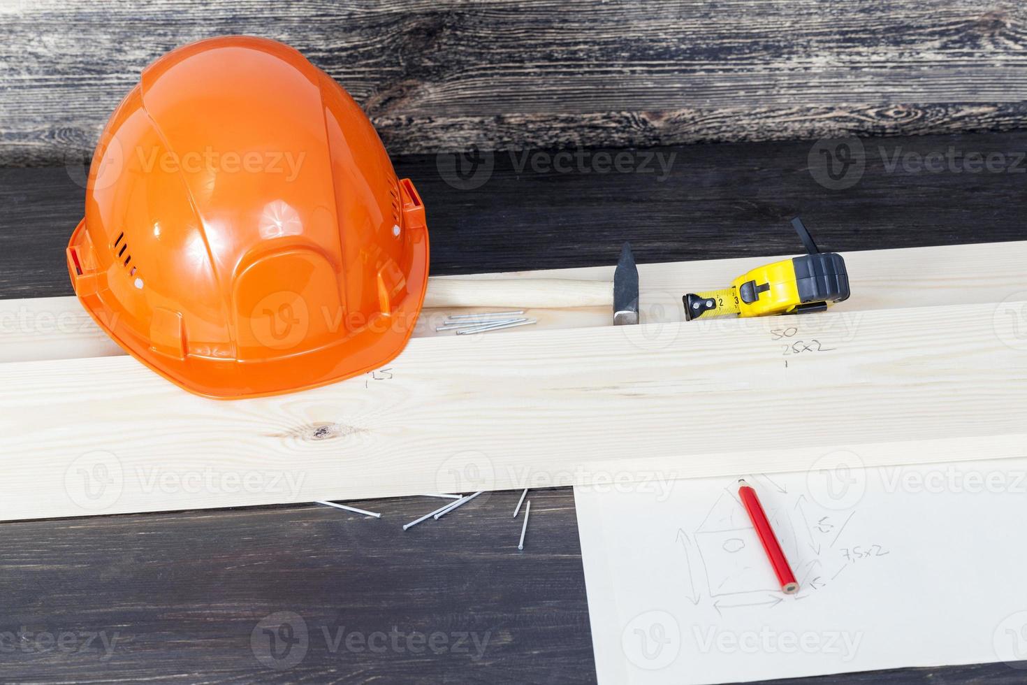 construction work, close up photo