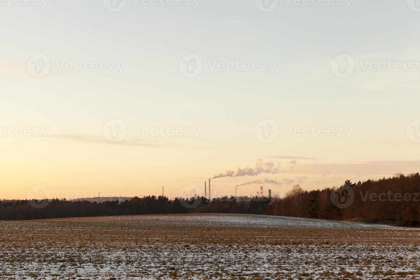 Smoke from the pipes photo