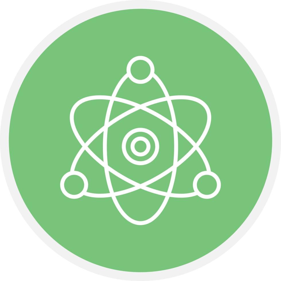 Atom Filled Icon vector