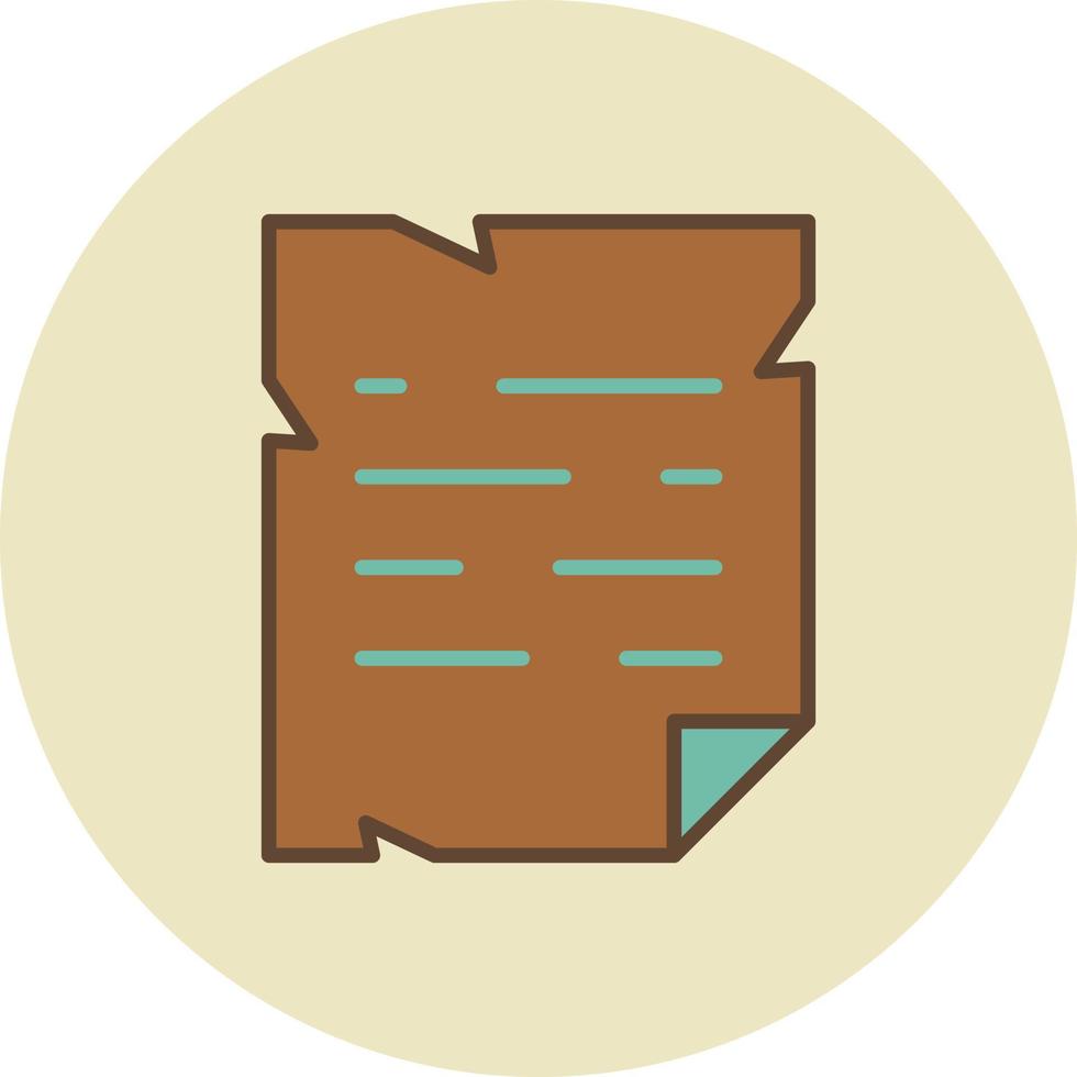Old Paper Filled Retro vector