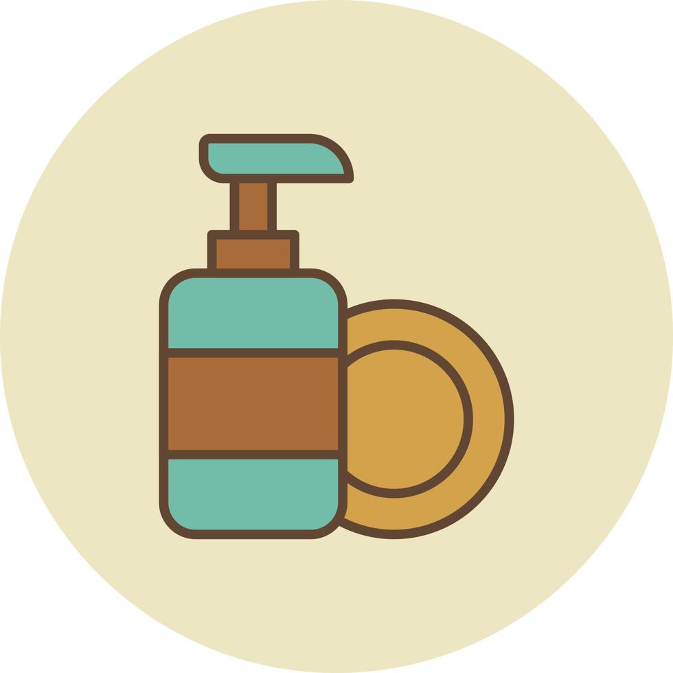 Dish Soap Filled Retro vector