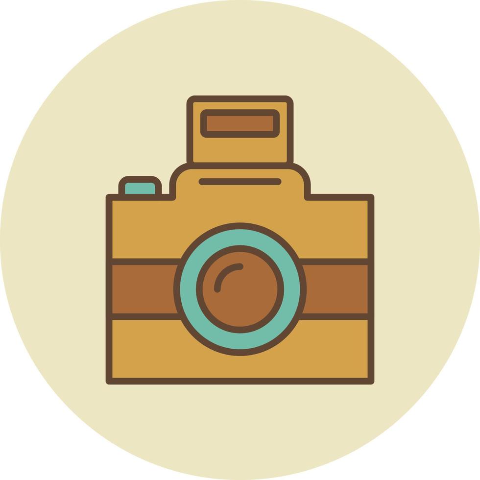 Camera Filled Retro vector
