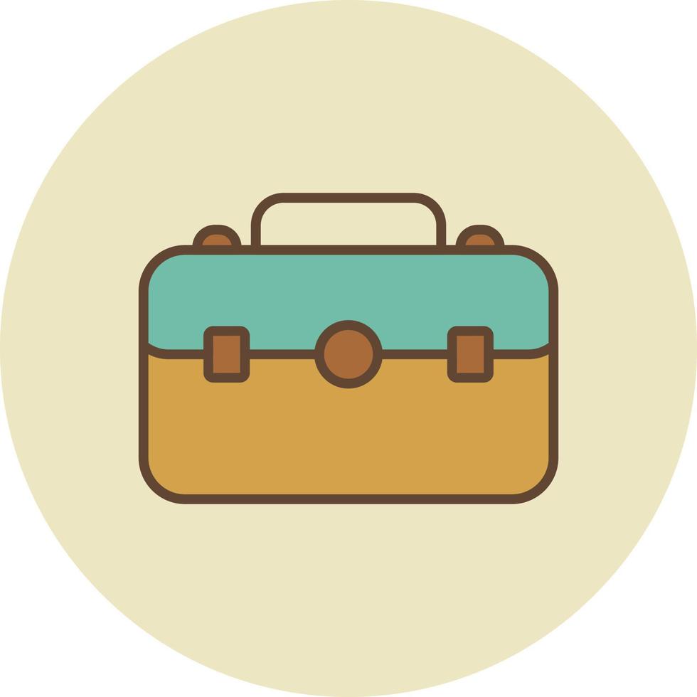 bolsa llena retro vector