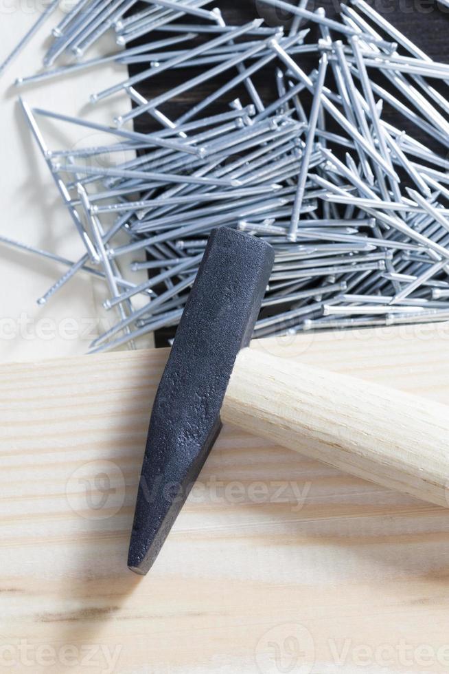 zinc-coated steel nails photo