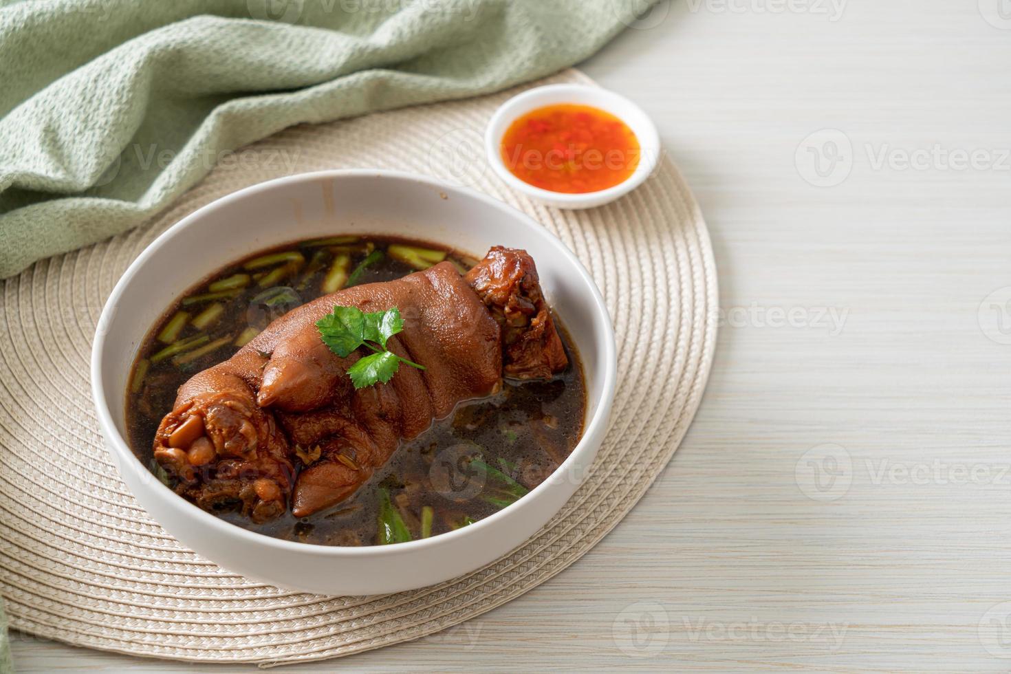 Stewed Pork Knuckle or Stewed Pork Leg photo